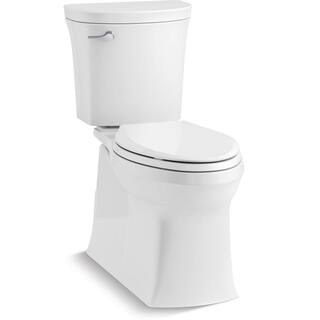 KOHLER Valiant the Complete Solution 2-Piece 1.28 GPF Single-Flush Elongated Toilet in White 45927-0