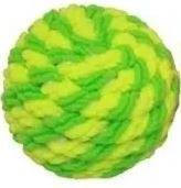 Turbo Cat Rope Wrapped Rattle Ball Cat Toy