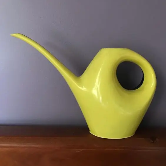 Yellow Enamel Fineshed  Metal Watering CAN HOT SALE LONG SPOUT WATERING CAN GARDEN WATERING TOOLS WITH SHOWER ROSE