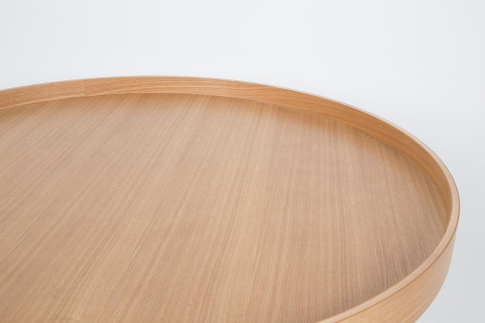 Removable Tray Coffee Table  Zuiver Oak Tray   Midcentury   Coffee Tables   by Luxury Furnitures  Houzz