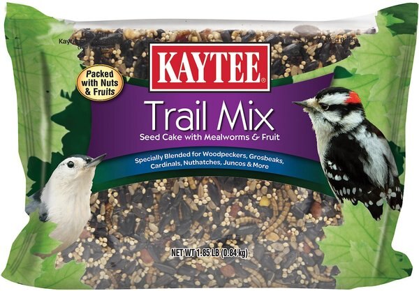 Kaytee Trail Mix Seed Cake Wild Bird Food， 1 count