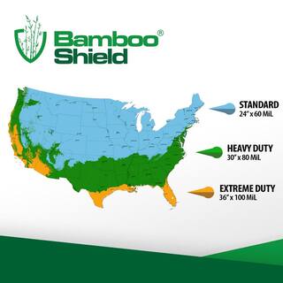 BAMBOO SHIELD 30 in. x 100 ft. Polyethylene Root Barrier BAR-S08030L100