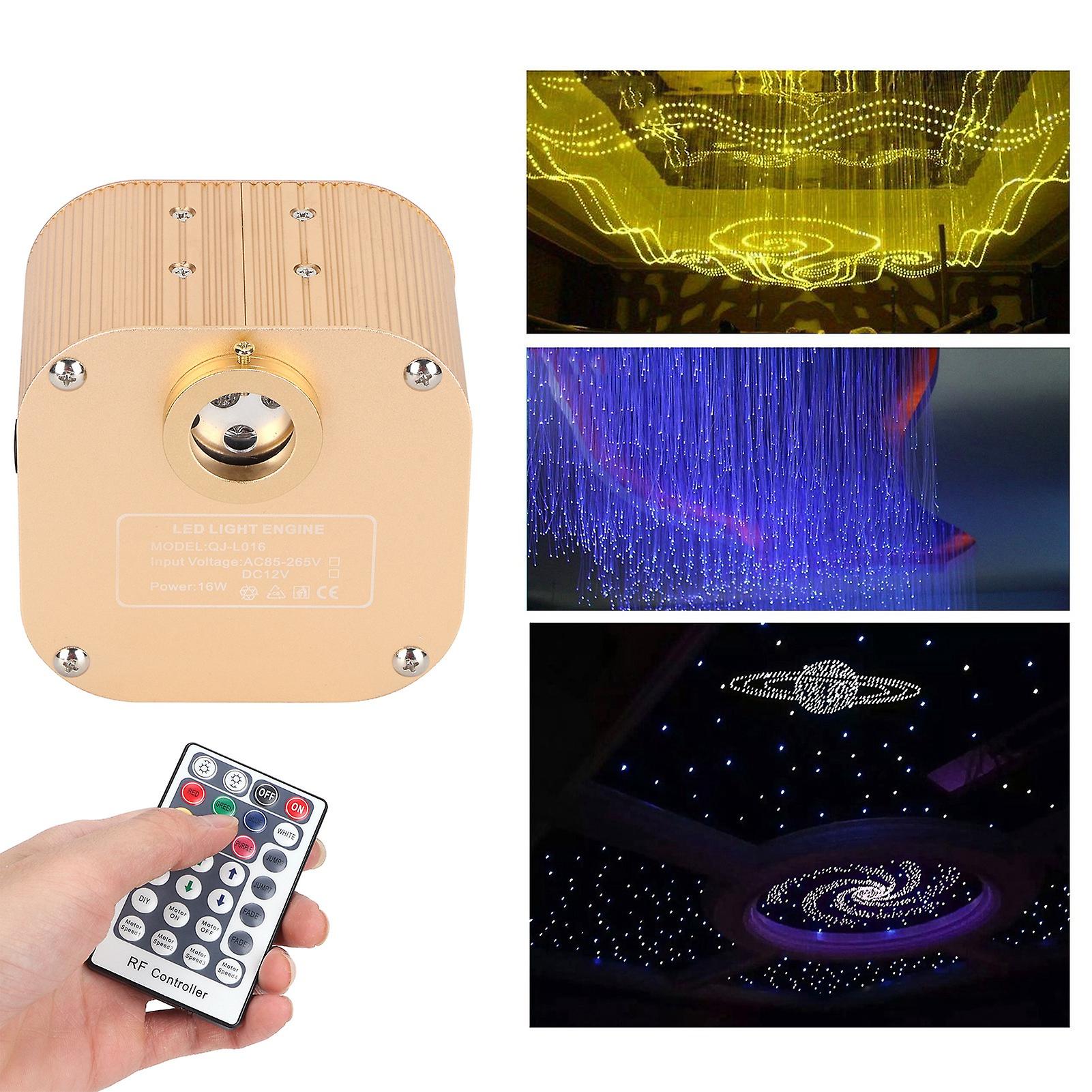 16w Light Source Engine Driver For Led Fiber Optic Star Ceiling Light Home Car Decor Ac85265v