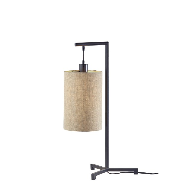 Reggie Table Lamp Black Adesso