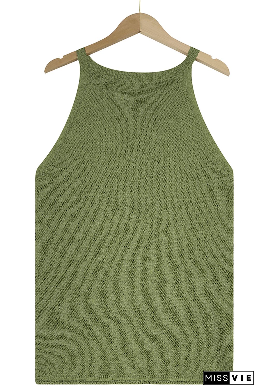 Plain Knit Tank Top