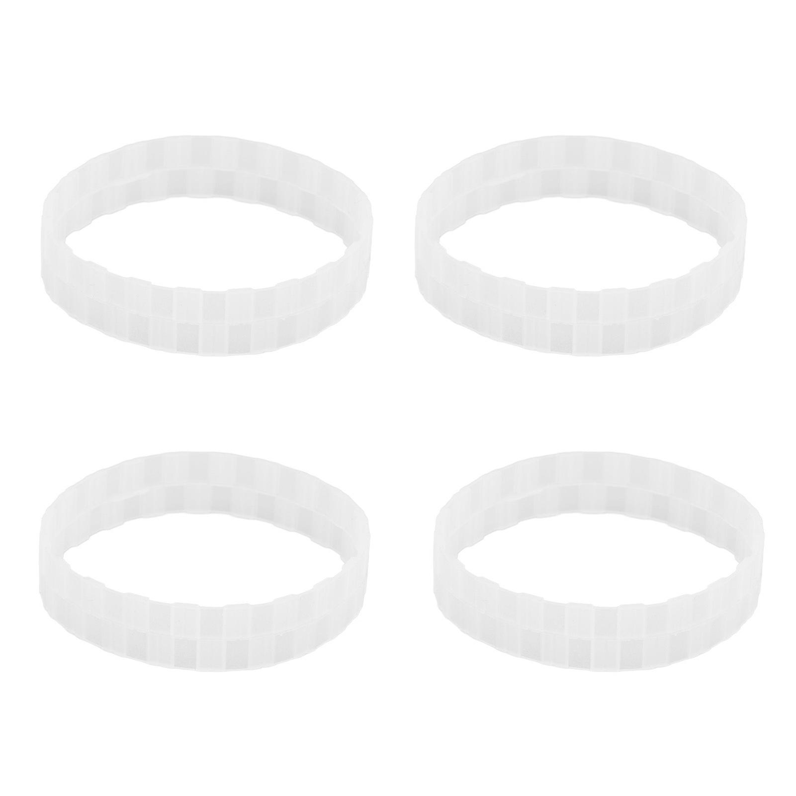 4pcs Sweeping Robot Replacement Wheel Tire Rings Anti Wear Part For Xiaomi Sweeper