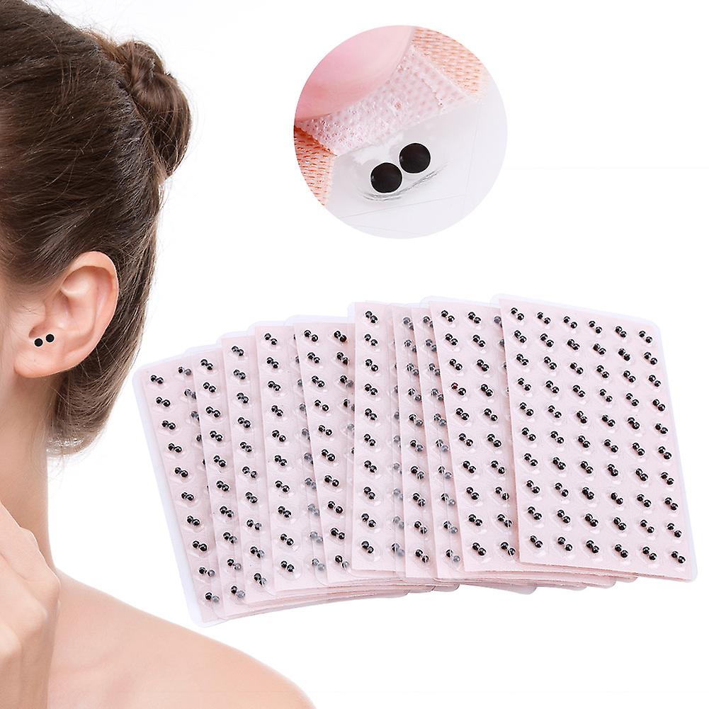 600pcs Acupuncture Therapy Ear Seeds Sticker Press Massage Bean