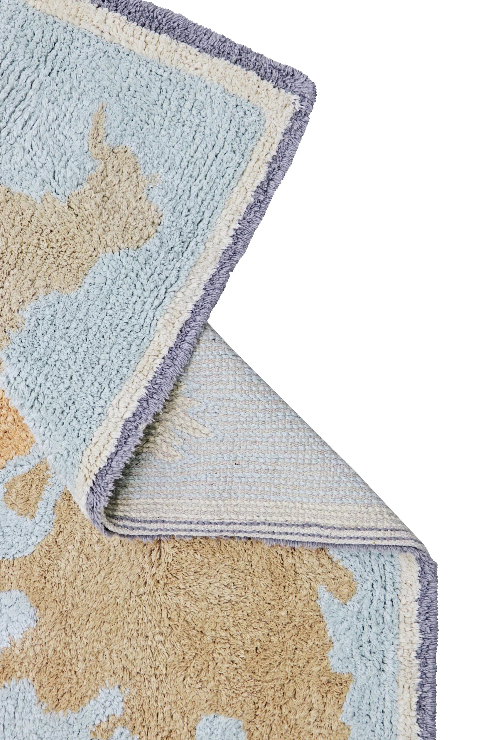 Mini Worldmap Washable Rug