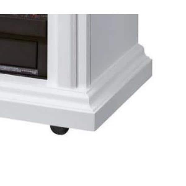 Pleasant Hearth Sheridan 31 in Mobile Electric Fireplace in White