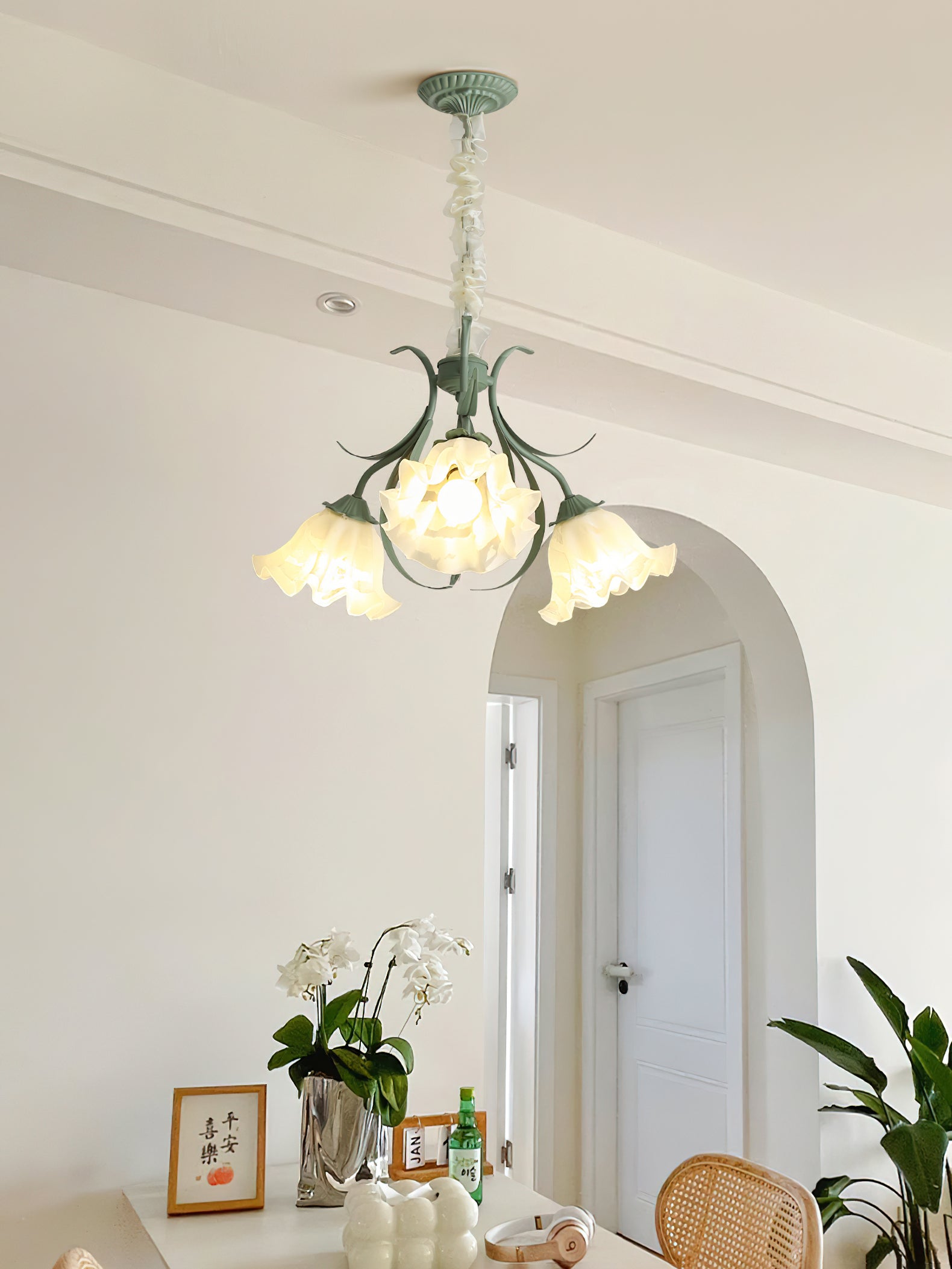 Lily of the Valley Flower Chandelier