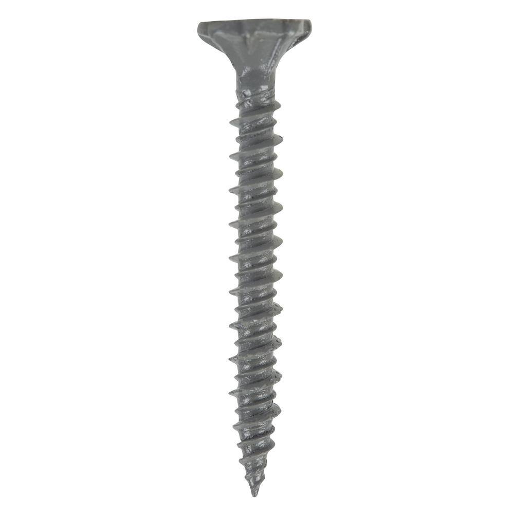 Rock-On #9 x 1-58 in. Serrated Flat Head Star Drive Cement Board Screws (575-Pack) 23316