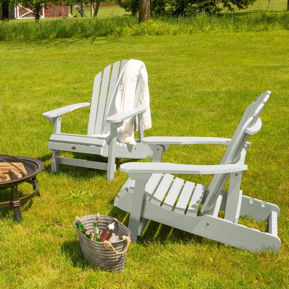 Highwood Hamilton Reclining Adirondack Chairs (Set of 2)