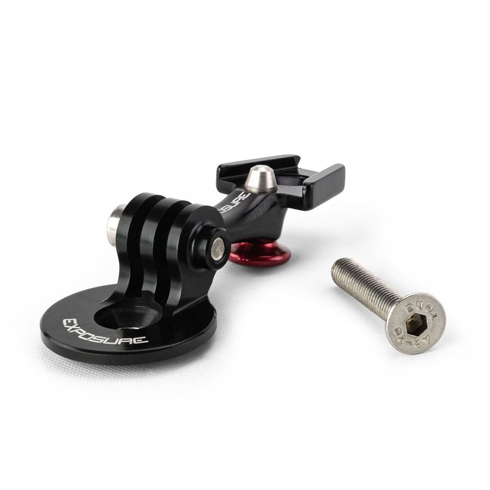 Exposure Action Camera Stem Cap Mount with Light Mount