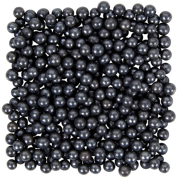 Wilton 710 1129 Black Sugar Pearls  4.8 oz.