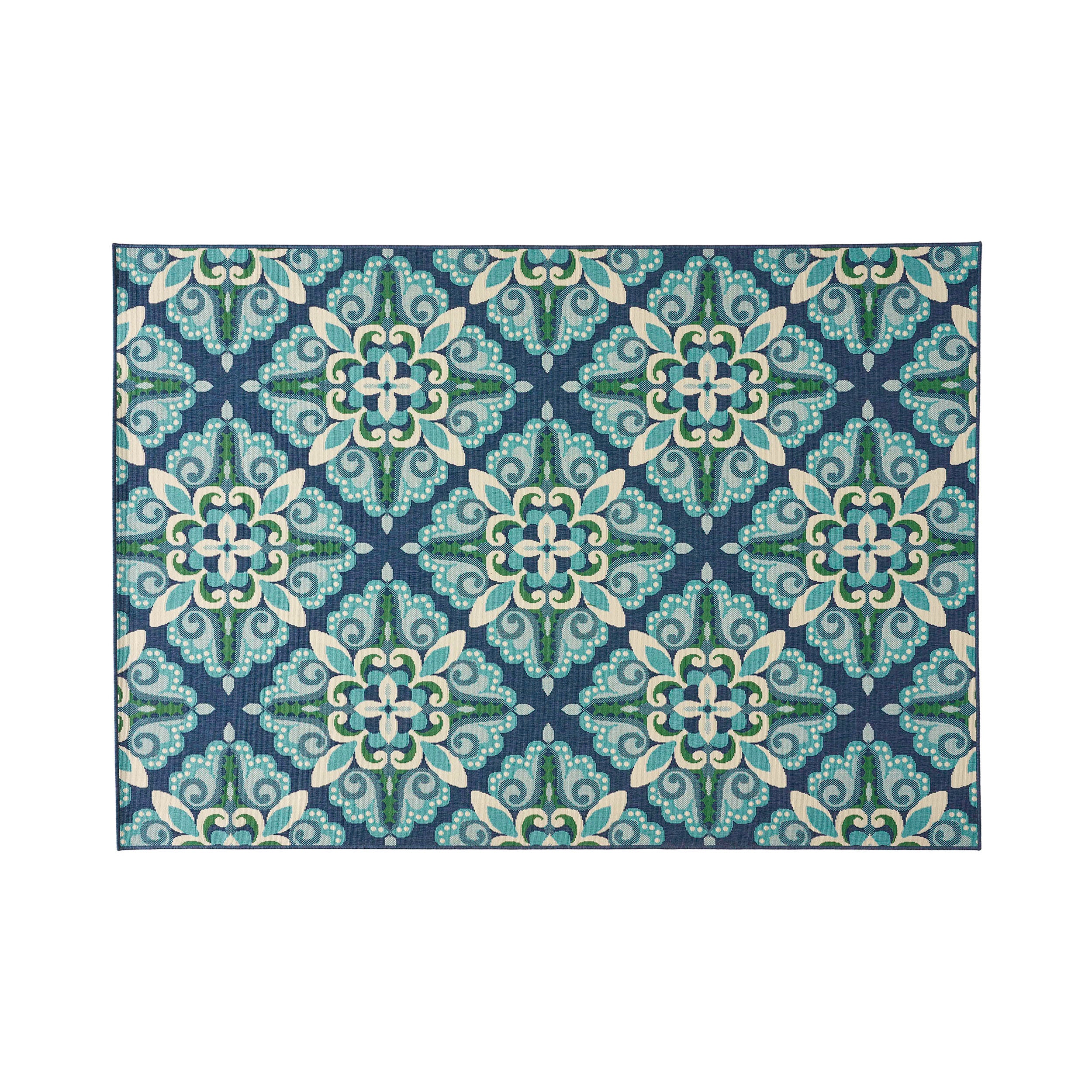 Sage Outdoor Medallion Area Rug