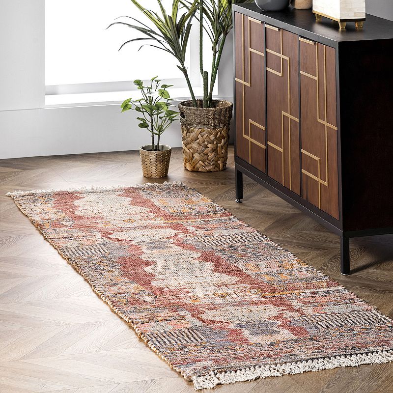 nuLoom Vintage Flatweave Hermina Area Rug