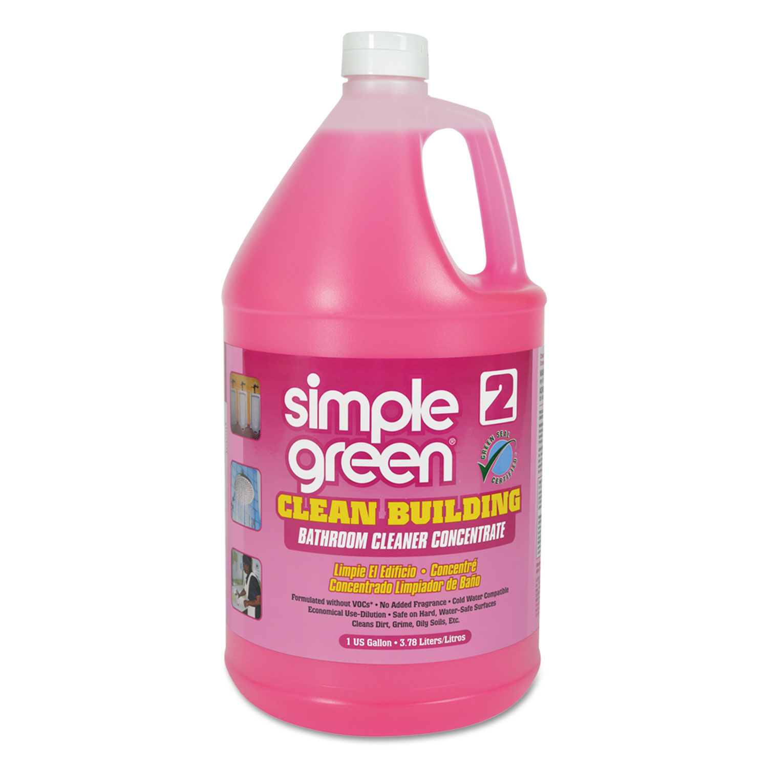 Clean Building Bathroom Cleaner Concentrate by Simple Greenandreg; SMP11101