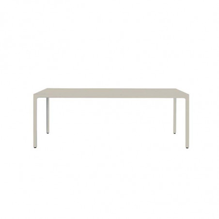 Table de jardin design TRIBU Illum， aluminium céramique 8 personnes