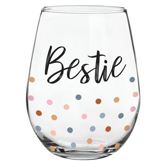 Drinkware L1029 Stemless Wine Glass   Bestie