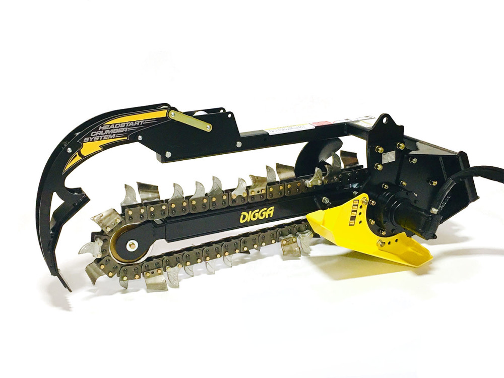 Mini Loader Trencher ; 6 Width， 36 Depth Cut ;