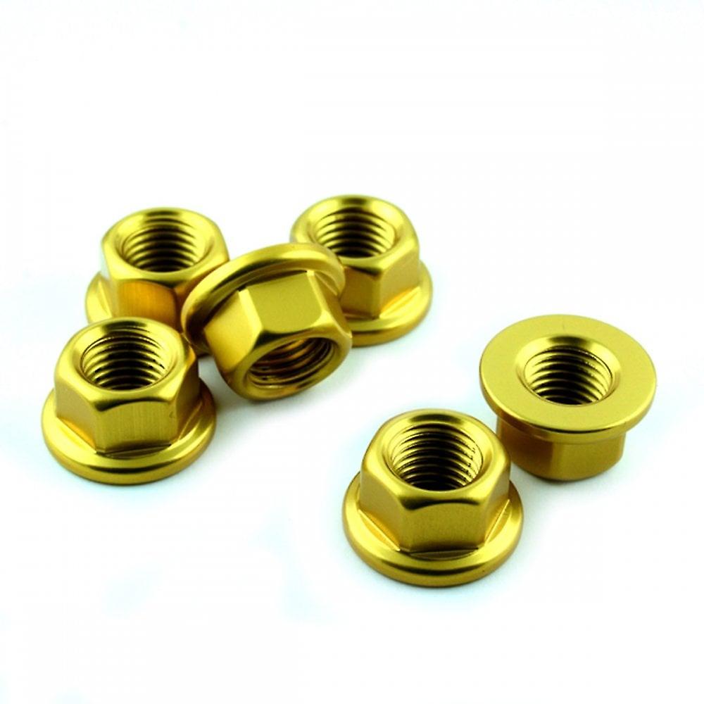 Racebolt Yamaha XJ6 Diversion 09+ Aluminium Rear Sprocket Nut Kit X6 Gold