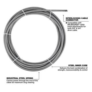 MW 12 in. x 50 ft. Inner Core Coupling Cable with Rustguard 48-53-2774