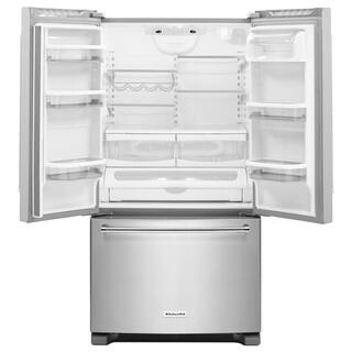 KitchenAid 25.2 cu. ft. French Door Refrigerator in Stainless Steel KRFF305ESS