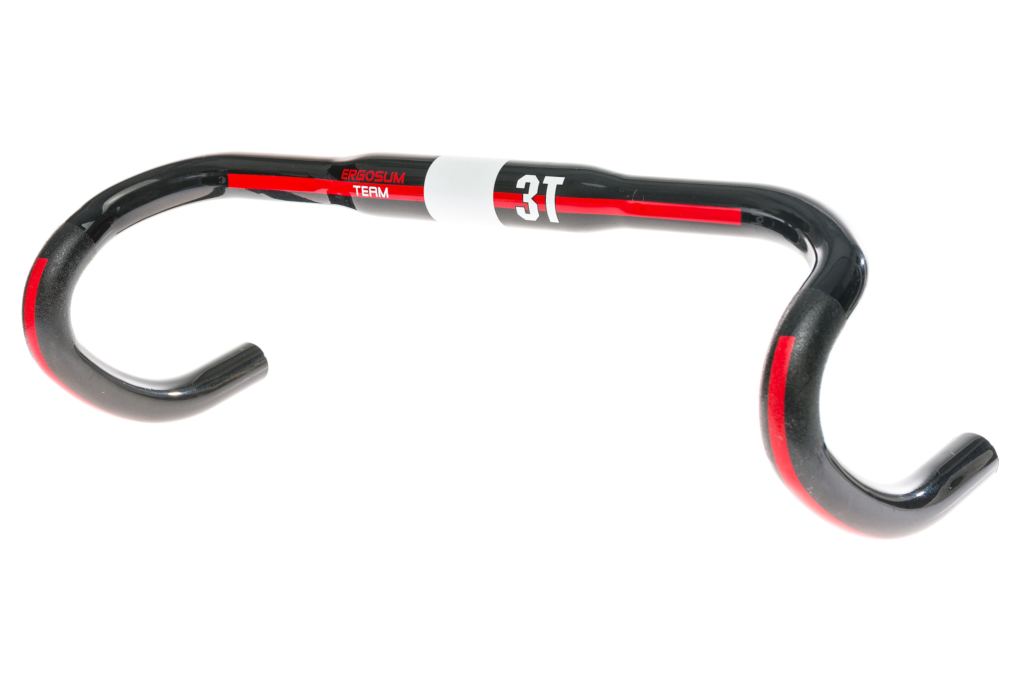 3T Ergosum Team Handlebar 31.8mm x 42cm Carbon Black/Red