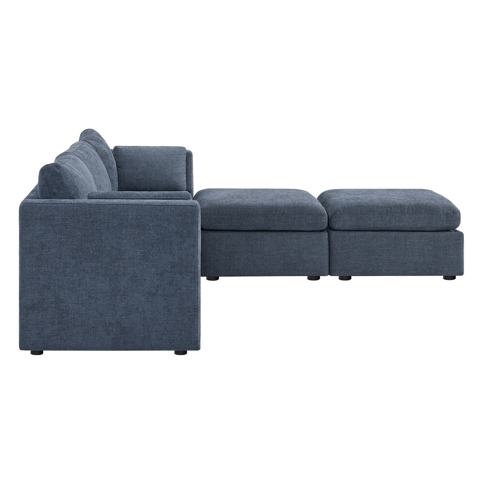 Celia Oversized Modular Sectional Fabric Sofa Set