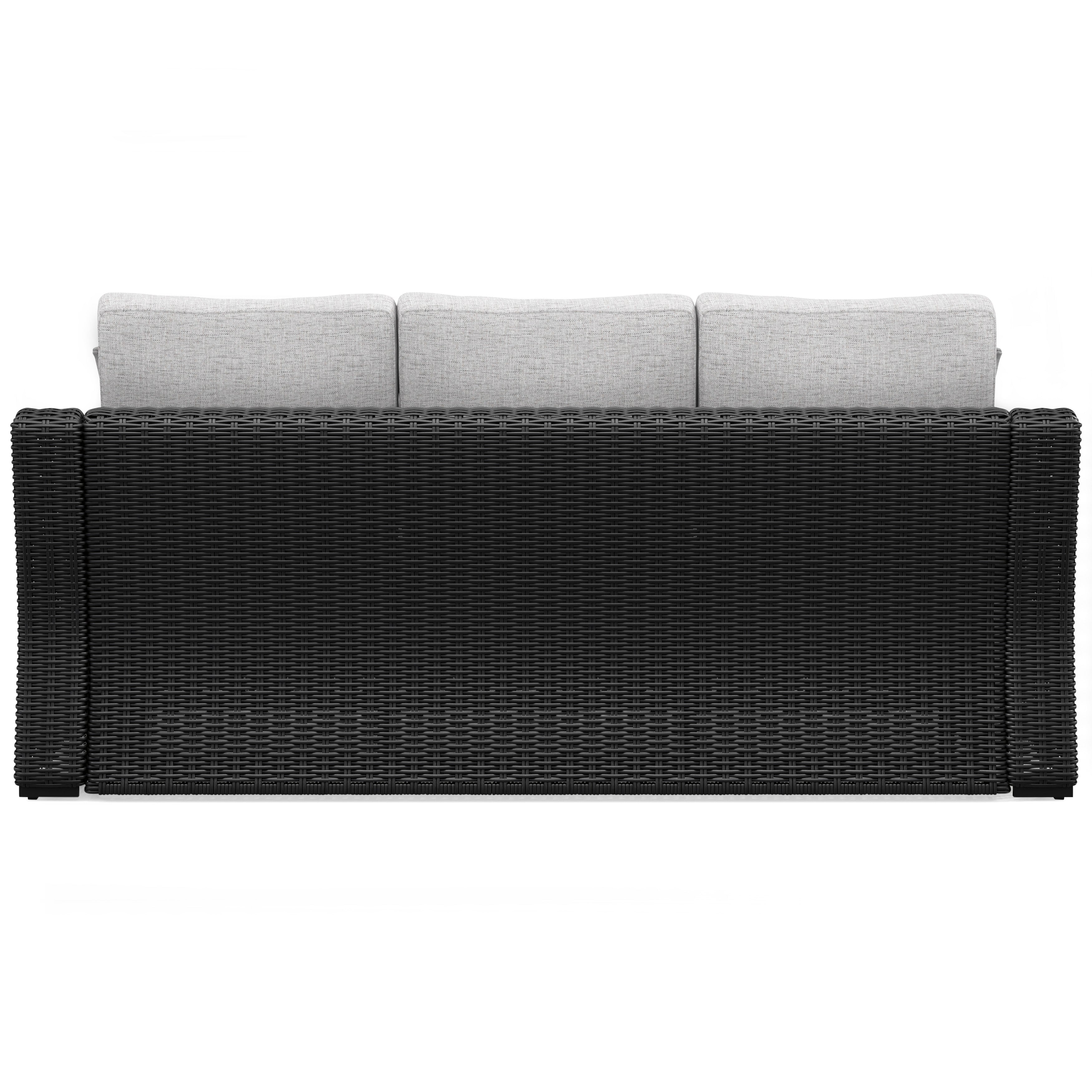 Fire Island Black Outdoor 3-Piece Seating Set (Sofa +2 Swivel Rockers)