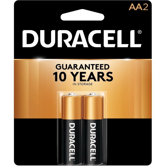 Duracell Ultra Coppertop Aa Two Pack Battery  2 Co...