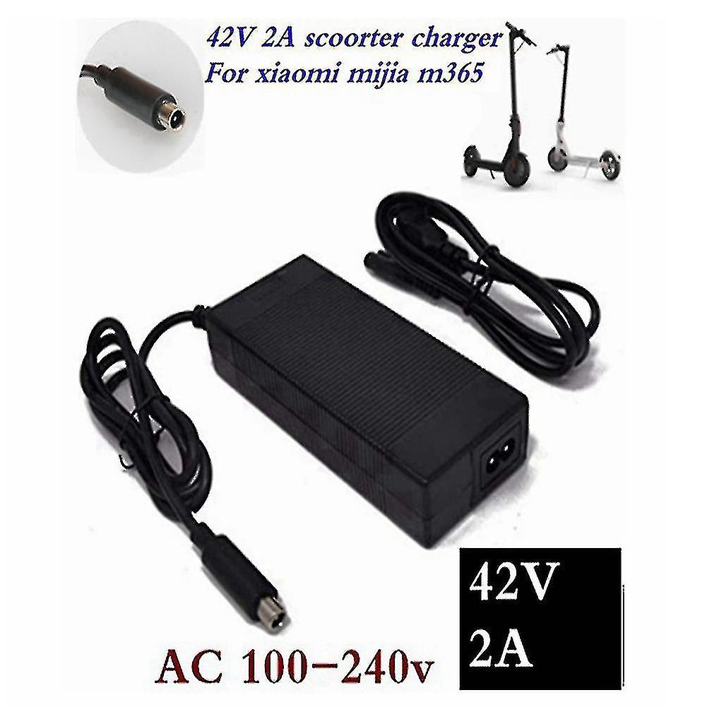 42v 2a Electric Scooter Charger Compatible M365 Ninebot Es1 Es2 (eu Plug)-subaoe