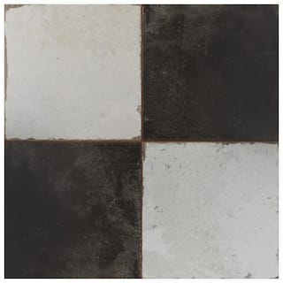 Merola Tile Kings Damero 17 58 in. x 17 58 in. Ceramic Floor and Wall Tile 10.95 sq. ft.Case FPEKDAME