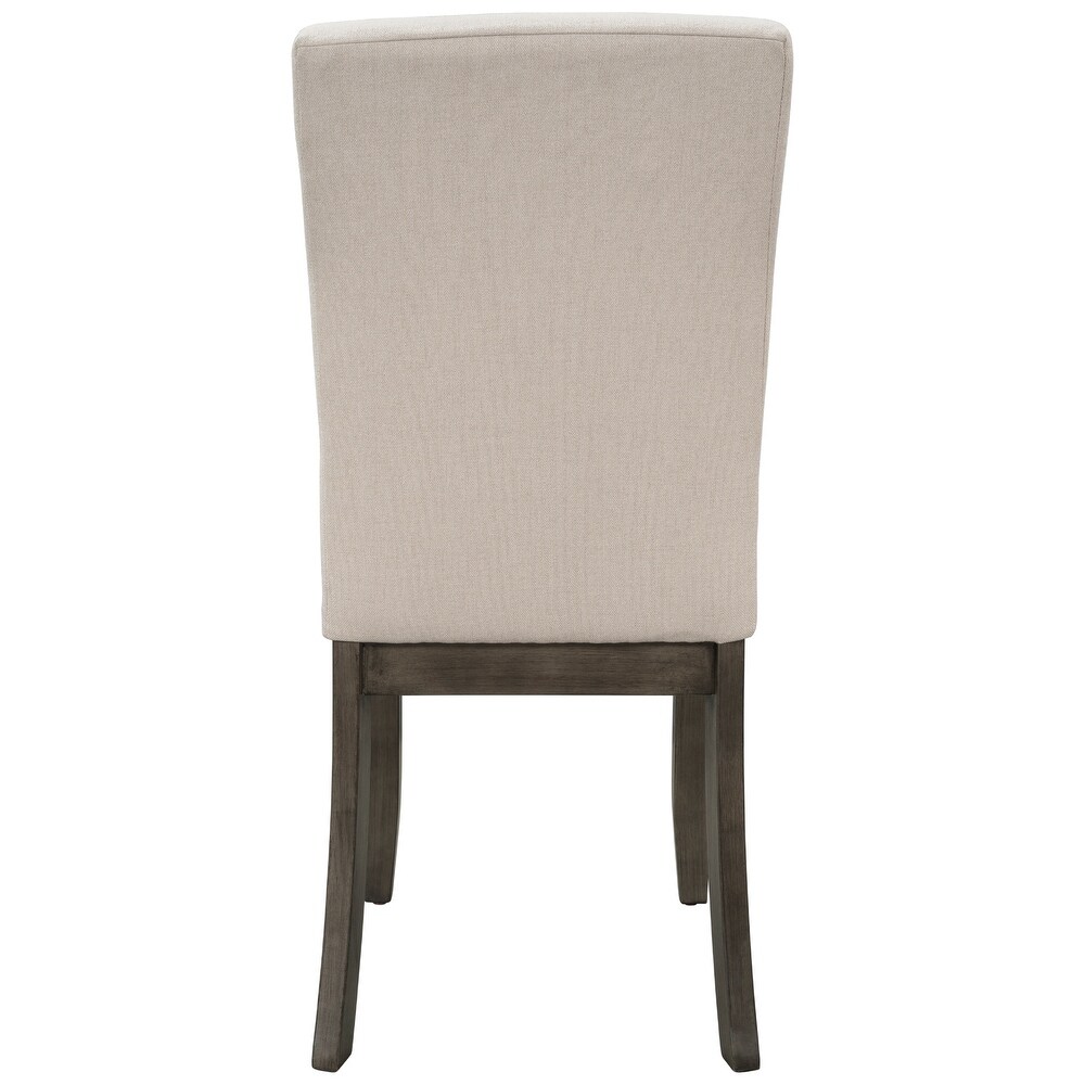 4 Piece Upholstered Wood Dining Chair