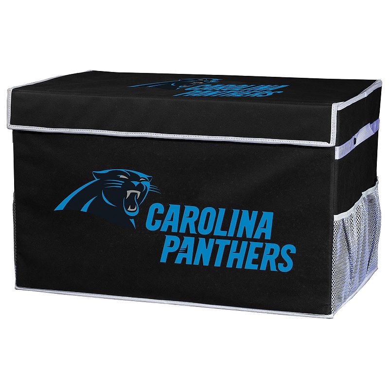 Franklin Sports Carolina Panthers Large Collapsible Footlocker Storage Bin