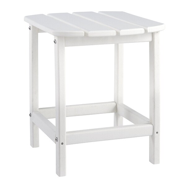 Signature Design by Ashley Sundown Treasure Outdoor Poly All Weather Rectangular End Table