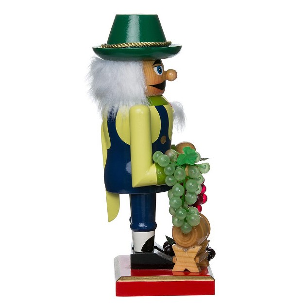 Wooden Winemaker Nutcracker