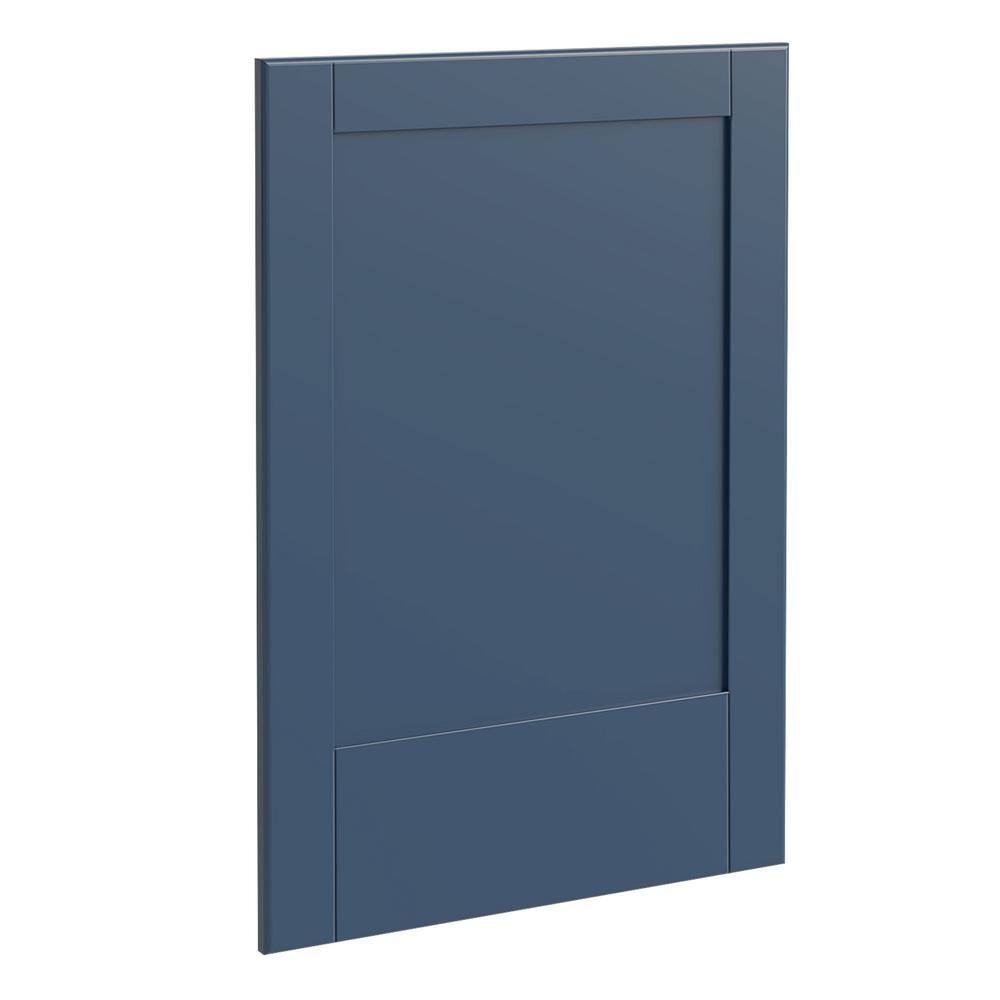 Contractor Express Cabinets Arlington Vessel Blue Shaker Assembled Plywood 24 in. x 34.5 in. x 1.5 in. Kitchen Cabinet Base Dishwasher End Panel BP1.5-XVB