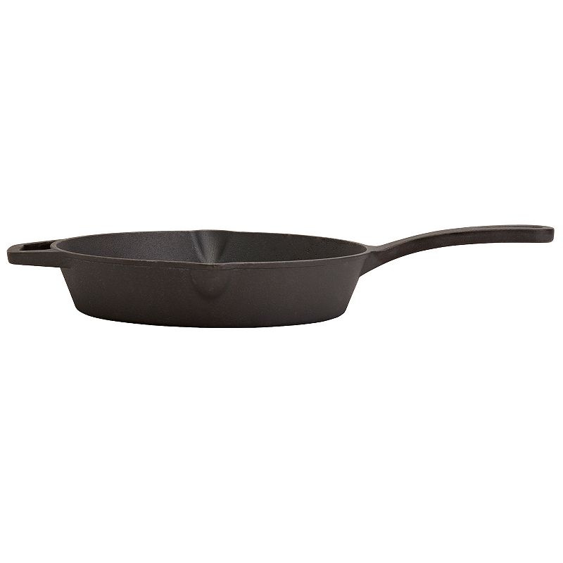 Smith and Clark Pre-Seasoned Cast-Iron Frypan with Assist Handle