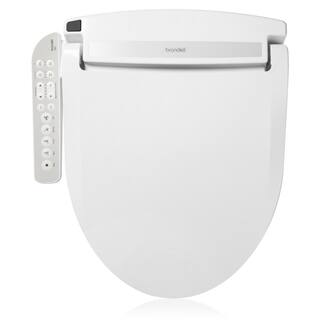 Brondell Swash Select Sidearm DR801 Electric Bidet Seat for Elongated Toilets with Warm Air Dryer and Deodorizer in White DR801-EW