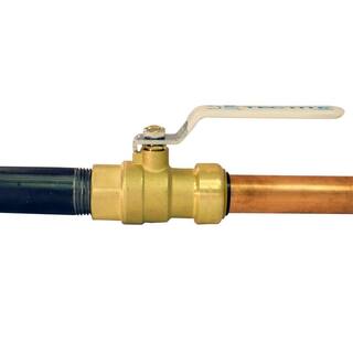 Tectite 34 in. Brass Push-to-Connect x Female Pipe Thread Ball Valve FSBBV34F