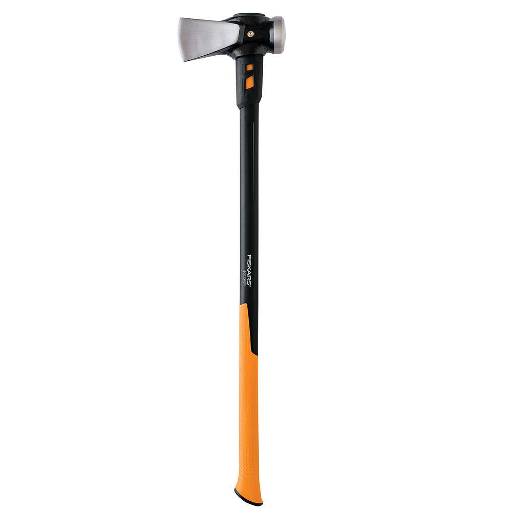 Fiskars IsoCore 8 lbs. Forged Steel Splitting Maul with 36 in. Fiberglass Core Handle 751110-1004