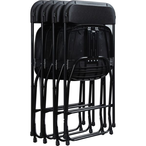 Lorell Plastic Folding Chair