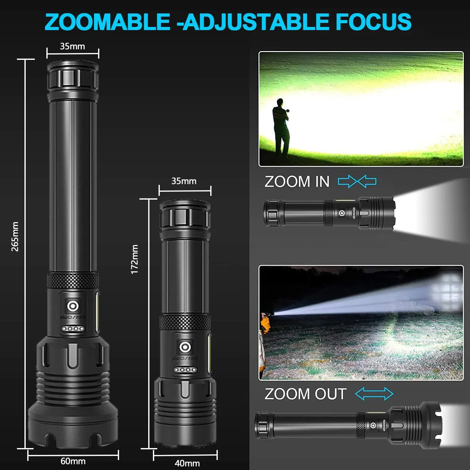 🔥  Promotion- SAVE 48%🔥🔥LED Rechargeable Tactical Laser Flash