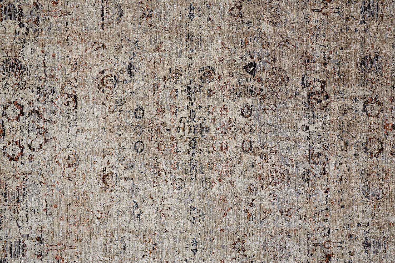 Ennis Ivory and Gray Rug by BD Fine