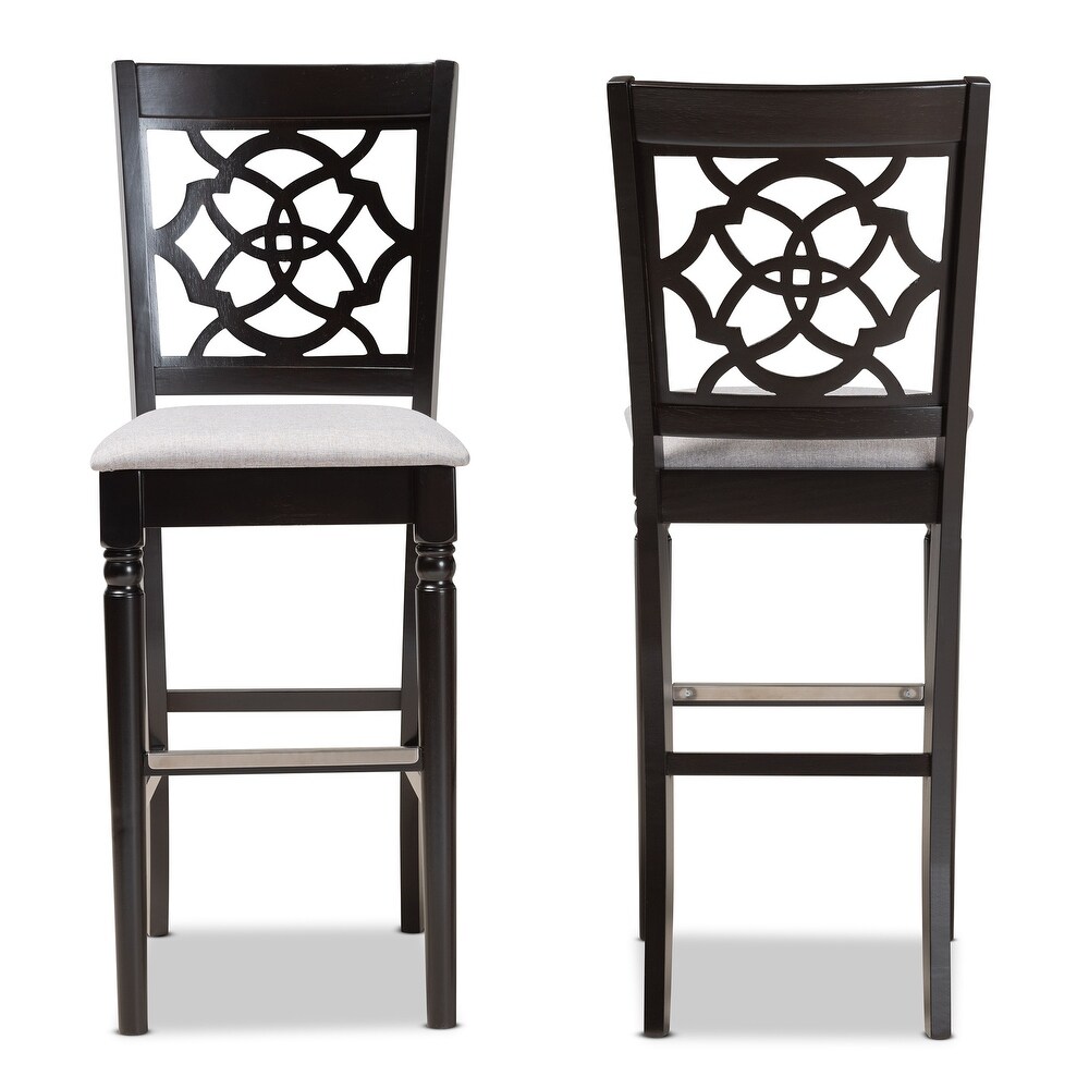 Alexandra Modern and Contemporary 2 Piece Bar Stool Set