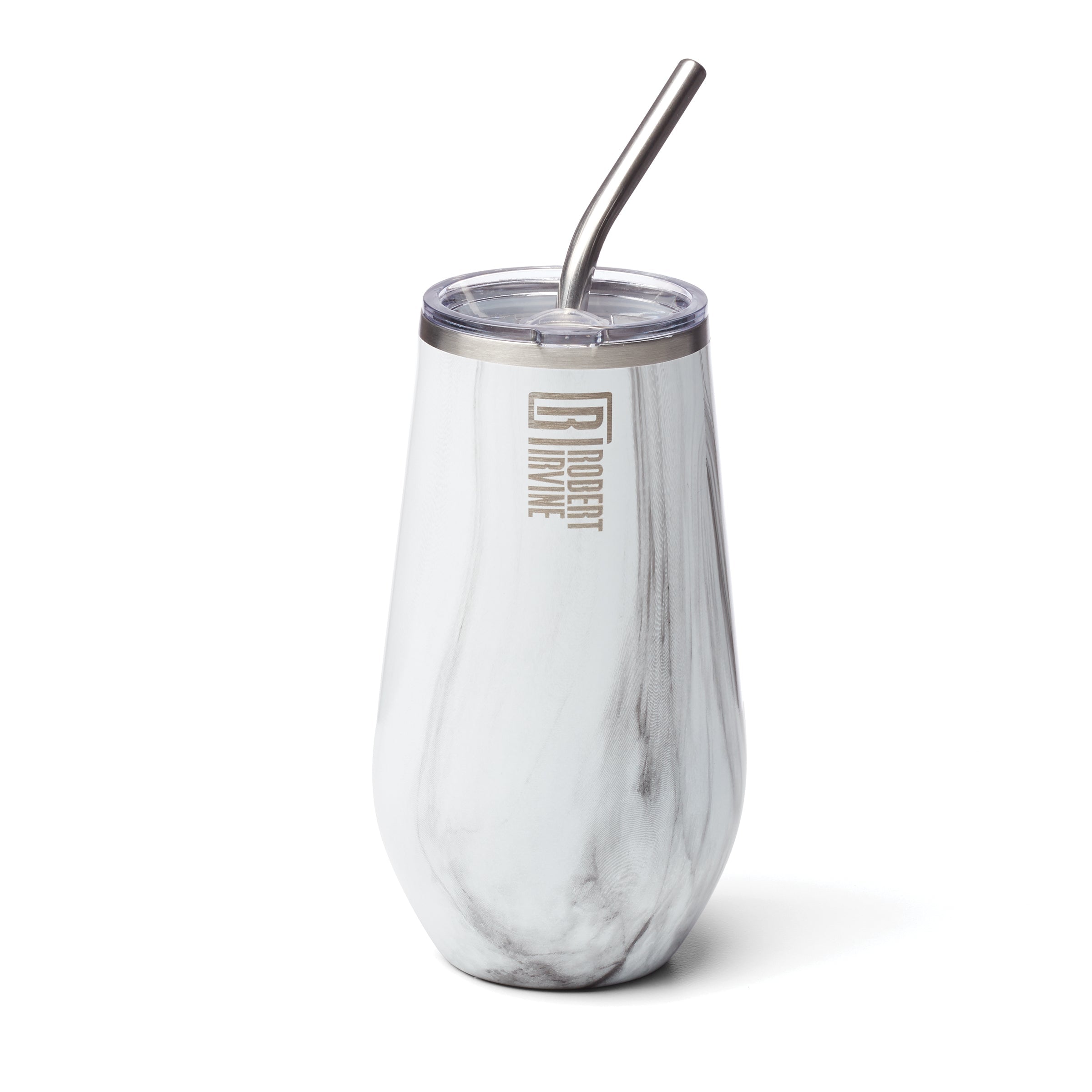 Robert Irvine 16 Oz Marble Wine Tumbler