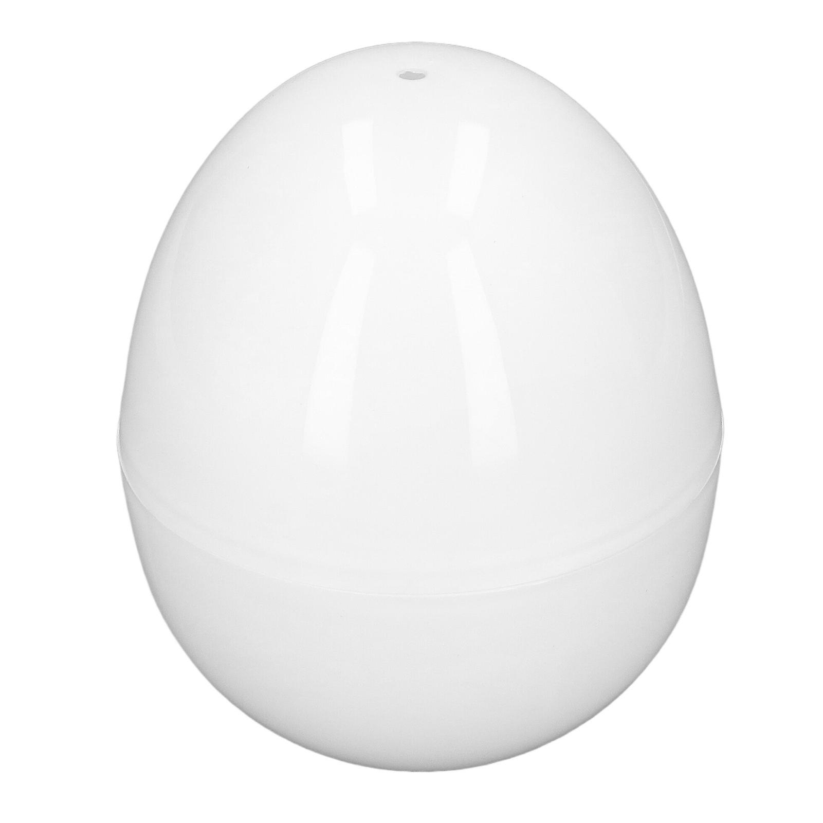 Hard Boiled Egg Cooker 4 Eggs Capacity Compact Design Abs Material Egg Shape Microwave Function Egg Boiler