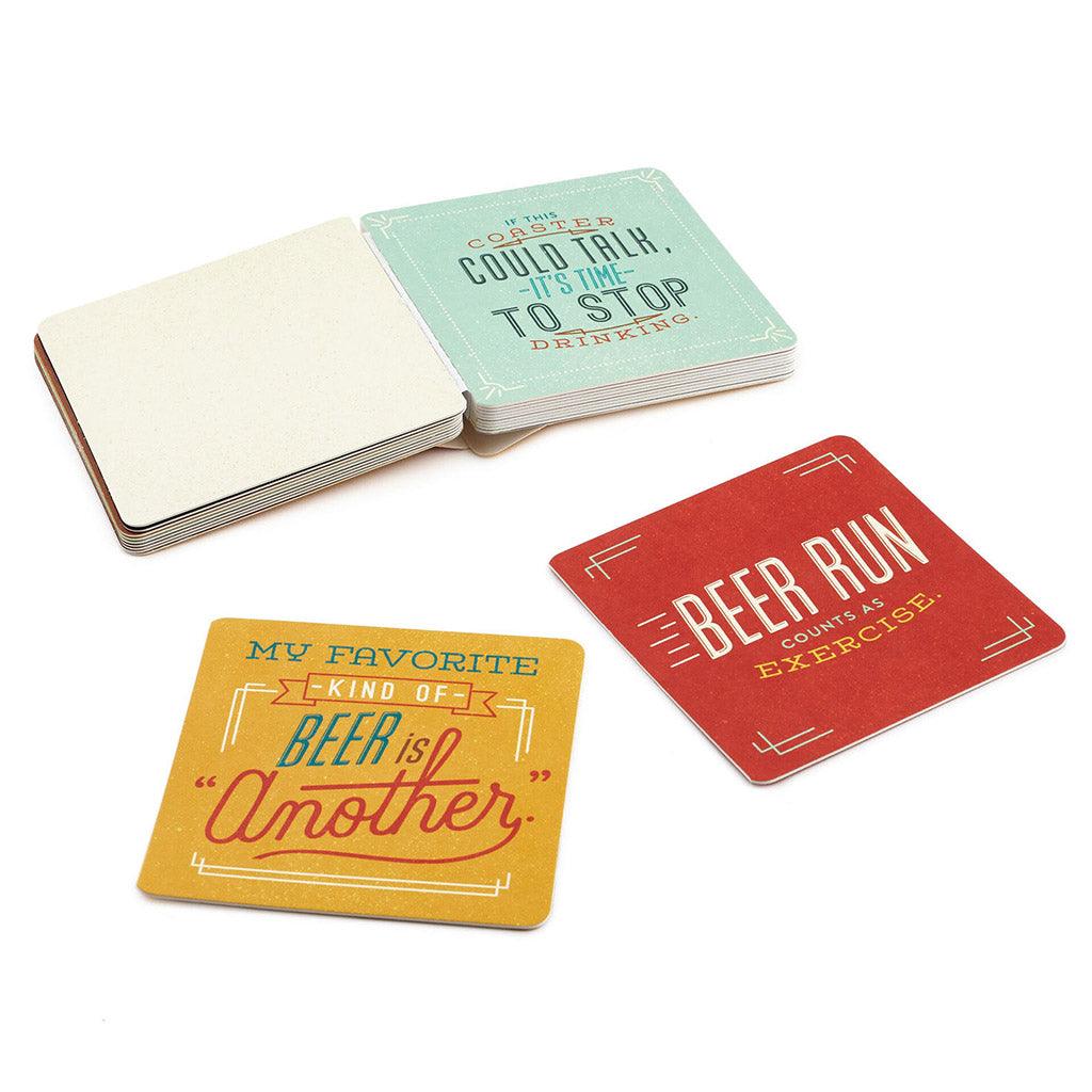 Hallmark  Beers to You 20 Coasters to Say Cheers to Book