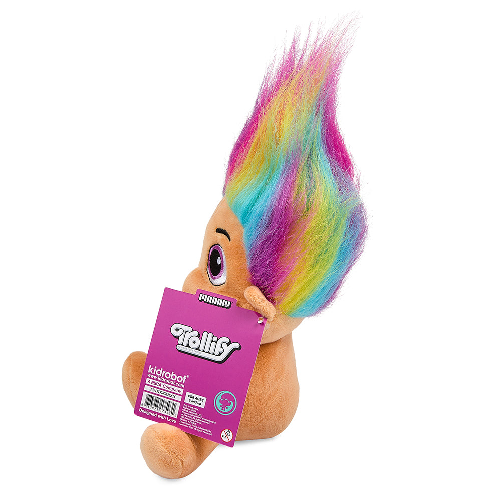 Trolls Peach Troll with Rainbow Hair 8